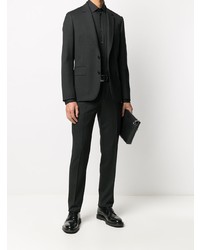 schwarzes Businesshemd von Corneliani