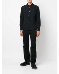 schwarzes Businesshemd von Comme Des Garcons Homme Plus