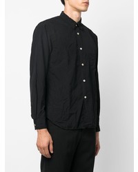 schwarzes Businesshemd von Comme Des Garcons Homme Plus