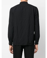 schwarzes Businesshemd von Comme Des Garcons Homme Plus