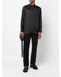 schwarzes Businesshemd von Comme Des Garcons SHIRT