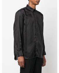 schwarzes Businesshemd von Comme Des Garcons SHIRT