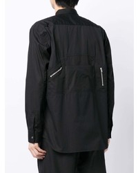 schwarzes Businesshemd von Comme Des Garcons SHIRT