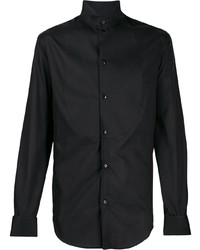 schwarzes Businesshemd von Giorgio Armani