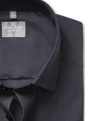 schwarzes Businesshemd von Marvelis