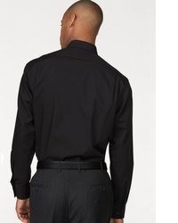 schwarzes Businesshemd von Olymp