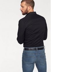 schwarzes Businesshemd von Olymp