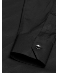 schwarzes Businesshemd von Saint Laurent