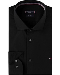 schwarzes Businesshemd von Tommy Hilfiger Tailored
