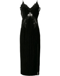 schwarzes Camisole-Kleid aus Spitze von JONATHAN SIMKHAI