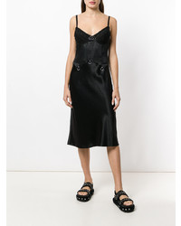 schwarzes Camisole-Kleid aus Spitze von McQ Alexander McQueen