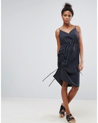 schwarzes Camisole-Kleid von Asos