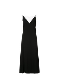schwarzes Camisole-Kleid von Dion Lee