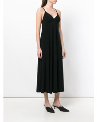 schwarzes Camisole-Kleid von Norma Kamali