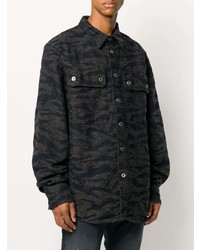 schwarzes Camouflage Langarmshirt von Diesel