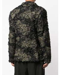 schwarzes Camouflage Sakko von Comme Des Garcons Homme Plus
