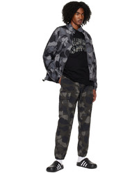 schwarzes Camouflage T-Shirt mit einem Rundhalsausschnitt von Billionaire Boys Club