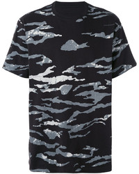 schwarzes Camouflage T-shirt von MHI
