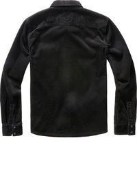 schwarzes Cord Businesshemd von Brandit