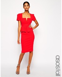 schwarzes Etuikleid von Asos