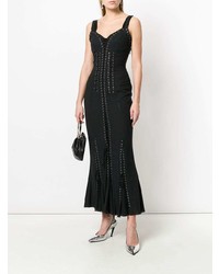 schwarzes Ballkleid mit Falten von Dolce & Gabbana