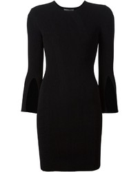 schwarzes figurbetontes Kleid von Alexander McQueen