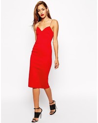 schwarzes figurbetontes Kleid von Asos