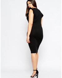 schwarzes figurbetontes Kleid von Asos