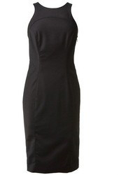 schwarzes figurbetontes Kleid