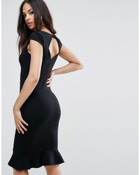 schwarzes figurbetontes Kleid von Lipsy