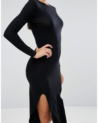 schwarzes figurbetontes Kleid von Asos