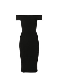 schwarzes figurbetontes Kleid von McQ Alexander McQueen