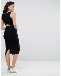 schwarzes figurbetontes Kleid von Asos