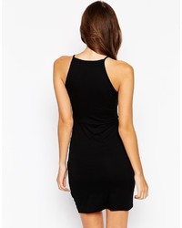 schwarzes figurbetontes Kleid von Asos