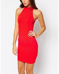 schwarzes figurbetontes Kleid von Asos