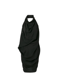 schwarzes figurbetontes Kleid von Rick Owens