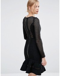 schwarzes figurbetontes Kleid von Forever Unique