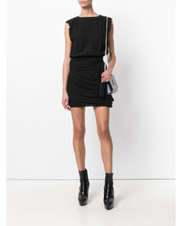 schwarzes figurbetontes Kleid von Saint Laurent