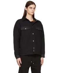 schwarzes Flanell Langarmhemd von Gmbh