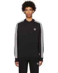 schwarzes Fleece-Sweatshirt von adidas Originals