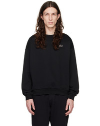 schwarzes Fleece-Sweatshirt von Alo