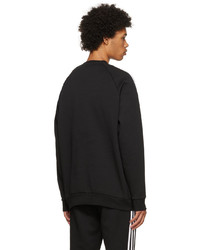 schwarzes Fleece-Sweatshirt von adidas Originals