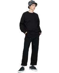 schwarzes Fleece-Sweatshirt von CARHARTT WORK IN PROGRESS