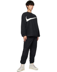 schwarzes Fleece-Sweatshirt von Nike