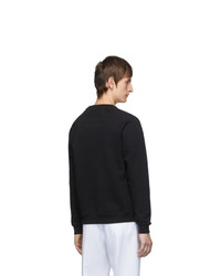 schwarzes Fleece-Sweatshirt von Random Identities