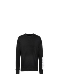 schwarzes Fleece-Sweatshirt von Calvin Klein
