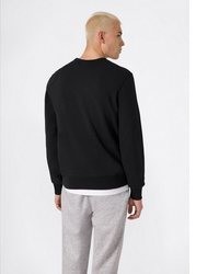 schwarzes Fleece-Sweatshirt von Champion