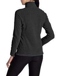 schwarzes Fleece-Sweatshirt von Eddie Bauer