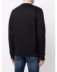 schwarzes Fleece-Sweatshirt von Tommy Jeans