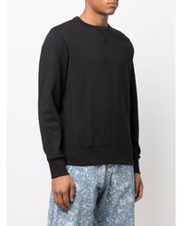 schwarzes Fleece-Sweatshirt von Calvin Klein Jeans